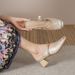 Shallow Mouth Single For Women 2023 Spring Summer New Retro Buckle Low Heel Artistic Square Toe Soft Leather Mary Jane_vogvips.com
