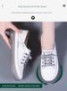 Genuine Leather Soft White 2025 New Women's Sports Casual Tendon Bottom Ladieswear Spring And Autumn Single-Layer Shoes_vogvips.com