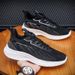 Men's Knitted Training Shoes plus Size Casual Comprehensive Exam Shoes for Middle And High School Export Physical Footwear_vogvips.com