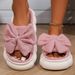Thick-soled Linen Slippers For Women, Suitable For All Seasons, Non-slip, For Indoor And Outdoor Use, Fluffy Maternity Cotton Slippers_vogvips.com