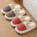 Unisex Fuzzy Lined Slippers Closed Toe Design Durable Construction For Indoor Home Use And Bedroom Activities_vogvips.com