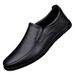 European Warm Series 2025 New Autumn Winter Driving Slip-On Business Men's Casual Leather Shoes Soft Sole Dad Loafers_vogvips.com