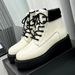 New In Stock: European American Fashion Autumn And Winter Leather Thick-Soled Height-Increasing Boots, Classic Versatile_vogvips.com