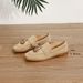 Cross-border 2025 New Versatile Flat Suede Loafers Slip-on Fashion Casual European And American Women's Shoes_vogvips.com