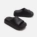 Women's Khaki Green Rubber Sports Sandals Thick Soled Slippers Outdoor Beach Shoes For Summer_vogvips.com