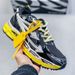 Of-2024Ss Dad Wind Mountaineering Thick Bottom Height Raising Casual Sports Shoes Coffee Brown Green Yellow Three Arrows_vogvips.com