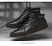 Invisible Mid-top Heightening Shoes Men's Breathable British Style Soft Sole Inner Heightening Men's Shoes Sports And Leisure Board Shoes_vogvips.com
