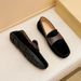 Leather Matte Versatile Slip On British Style Loafers Men's Shoes 24 Summer Trendy Moccasins Men's Shoes_vogvips.com