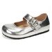 In Stock Mary Jane For Women 2025 Spring Summer Versatile Japanese College Style Soft Sole JK Ballet Height Increasing_vogvips.com