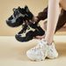 Ins Korean Style New Dad For Women 2025 Spring Student Sports Running Casual Shoes Thick Sole Height Increasing FB9963_vogvips.com