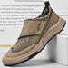 Shoes Casual 2025 Summer Soft-soled Closed-toe Beach Men's Hollow Slip-on Outdoor Non-slip Breathable Shoes_vogvips.com