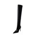 315-16 European And American Style Fashion Simple Stiletto High Heel Pointed Toe Winter Sexy Nightclub Slimming_vogvips.com