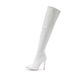 —Pingao Brand Pointed Toe Stiletto Slimming High Heel Long Side Zipper Fashion Boots_vogvips.com