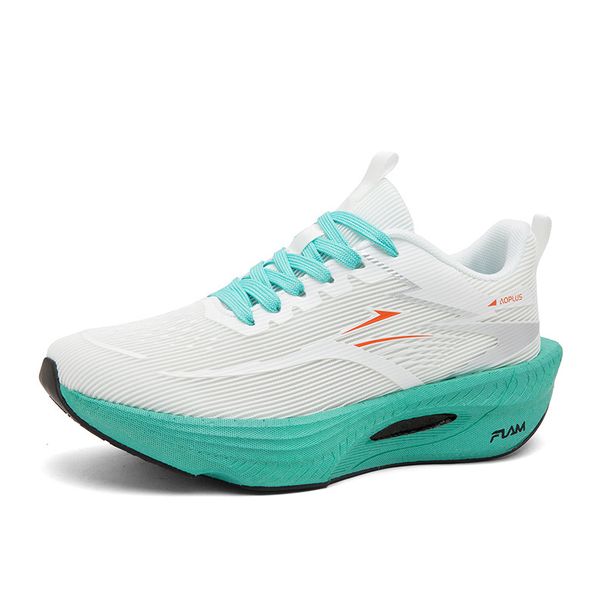 Popcorn Sole Cushioned Running Men, Breathable Carbon Plate Sports For Women, Youth Fitness Shoes, Trendy Student Shoes_vogvips.com