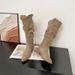 Suede Knight V Buckle Pointed Toe Slimming Slouch 2025 Autumn Winter Thick Heel High Tube Long Women Bare Boots_vogvips.com
