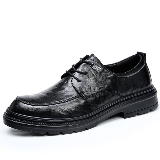European Warm Series High-End For Men 2025 Spring New Genuine Leather Business Formal Breathable Casual Groomsmen Wedding Shoes_vogvips.com