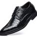 Men's British Style Dress Oxfords Leather Shoes Pointed Toe Brogue Shoes 47 48_vogvips.com