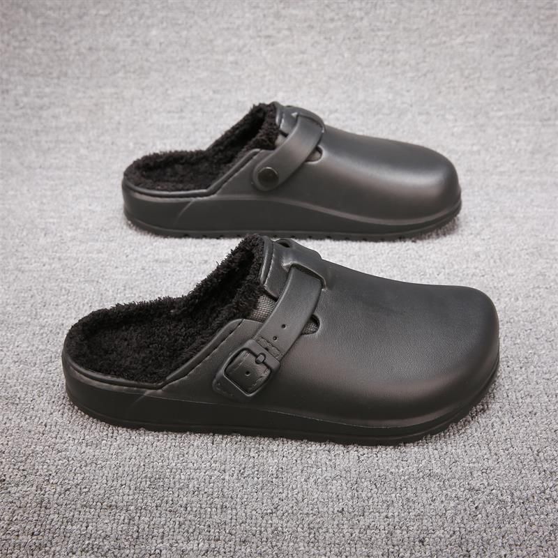 Men Winter Warm Slippers Women Home Cotton Shoes Size 36-45_vogvips.com