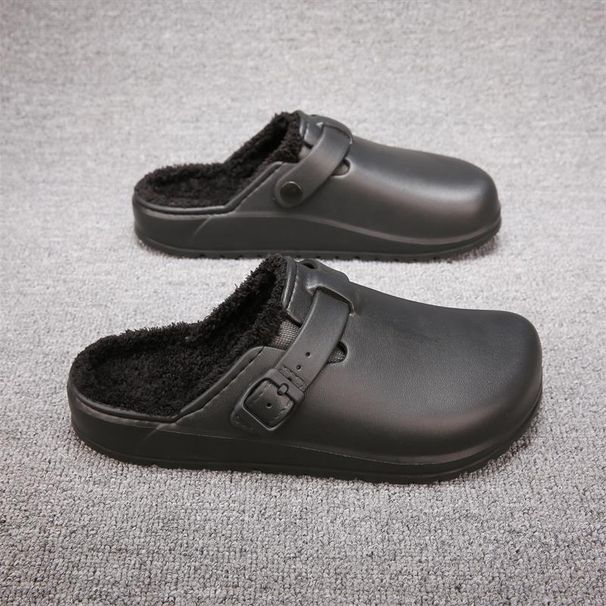 Men Winter Warm Slippers Women Home Cotton Shoes Size 36-45_vogvips.com