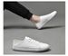 Lace-up Flat Baseplate Shoes Solid Color Men's Two-layer Cowhide Casual Shoes Large Size Men's Shoes_vogvips.com