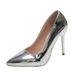 High Single Shoes Women S New Autumn Pointy Toe Slip On Large Size Advanced Sense Of Fine Heels_vogvips.com