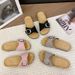 Women's Sandals, Retro Metal-mouthed Flip-flops, Women's 2025 Summer Bestseller Casual Beach Shoes, Thick-soled Women's Slippers_vogvips.com