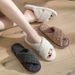 Instagram Cross Strap Cotton For Women At Home, Skin Friendly Plush Women's Slippers_vogvips.com