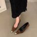 French Temperament Kitten Heel Pointed Leopard Print High Heels Women's Shoes Small Fragrant Style Skirt Shoes_vogvips.com