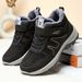 1178225343@qq.com Walking 2025 Winter New Snow Live Women's Fleece Lined Thickened Short Boots Warm Mom Shoes_vogvips.com