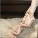 2025 Summer New Style Rhinestone High Heel Sandals For Women, Versatile Open-Toe, Stunningly Sexy_vogvips.com