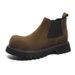 Martin Boots Men's Leather Chelsea Brown Vintage Boots Platform Height Growing Men's Men_vogvips.com
