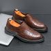 Suitable For All Seasons 2025 Spring And Autumn Lazy Slip-On For Men, Large Size Business Loafers, Casual Shoes, Men's Wedding Leather Shoes_vogvips.com