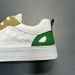Summer New Trendy Men's White Leather Patchwork Lightweight Breathable Versatile Shoes With Rubber Sole Shock Absorption_vogvips.com