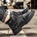 New Leather Spring Men's Shoes High-top Men's Heightening Tooling Martin Boots_vogvips.com