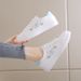 White Sneakers 2023 New Spring Breathable Flat Leather Lace-up Sports Fashion Casual Shoes For Women_vogvips.com