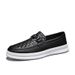 Four Seasons Low-top Business Casual Shoes Workwear Leather Trendy Slip-on Small Quantity Custom_vogvips.com