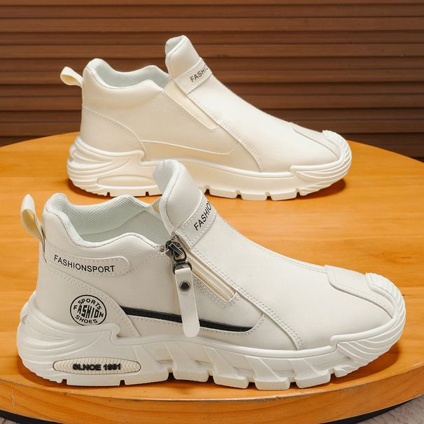 Men's Shoes Fall High Ankle Safety Shoes Men's Casual Sports Anti-Slip Wear-Resistant Work Shoes Short Boots Casual Mart_vogvips.com