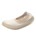 Women's Single 2026 Spring Soft Sole Maternity Genuine Leather Loafers Non-Slip Flat Slip-On Lazy Nurse Shoes Versatile_vogvips.com