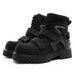 Men's Shoes Niche Autumn New Velcro Martin Boots Functional Style Deconstruction High Top Motorcycle Style Work Boots Heightening Boots_vogvips.com