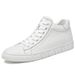 Board Shoes Men's High-top Top Top Layer Velvet Warm Little White Shoes Flat Casual Shoes Men's Shoes_vogvips.com
