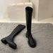 Thick-Soled Round-Toe Chunky Heel Long Riding For Women 2024 New Autumn Winter Fleece-Lined Korean Style Over-the-Knee_vogvips.com