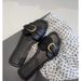 Women's Genuine Leather Flat Sandals, Summer Outdoor Wear, New Style, Popular Retro Leather Buckle Sandals, Casual Vacation Beach Shoes_vogvips.com