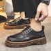 European Warm Series Autumn And Winter New Casual Men's Fashion Business Trendy Dress British Style Small Leather Shoes_vogvips.com