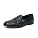 2025 New Business Large Size Monk Men Korean Style Crocodile Pattern Leather Shoes_vogvips.com