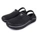 2025 Summer New Product: Men's Simple Sandals, Fashionable Trend, Hollow Out Lightweight Hole Shoes, Couple Outdoor_vogvips.com