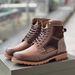 Handmade Martin Men's Cowhide Outdoor Casual Shoes High-top Work Motorcycle Boots_vogvips.com