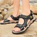 Large Sandals Men In Summer, Suitable For Outdoor Driving, Men's Sports And Leisure, Rubber Soft Soled Beach Shoes_vogvips.com