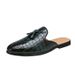 Euro Step British Style Fitting Room Half-Slip With Tassels Brogue Carved Leather Shoes For Men_vogvips.com