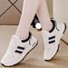 Cross-Border Sneakers Autumn New Mesh Breathable Comfortable Versatile Women's Casual Lightweight Soft Sole Dad Shoes_vogvips.com