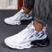 Men's Casual Breathable Lightweight Flame Print Sports Summer Outdoor Tennis Running Hiking Shoes For Men_vogvips.com